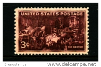 UNITED STATES/USA - 1947   THE DOCTOR  PAINTING  MINT NH - Unused Stamps