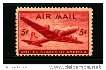 UNITED STATES/USA - 1946  5c  DC4 SKYMASTER AIR MAIL  MINT NH - Unused Stamps