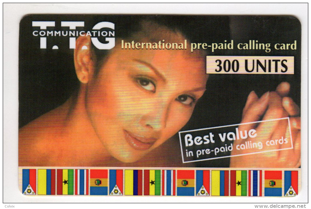 PHILIPPINES Recharge TTG Communication 300 U Non Gratté Date 2001 - Philippines