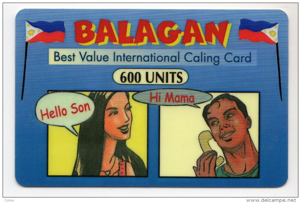 PHILIPPINES Recharge Balagan  600 U Date 2002 - Philippinen