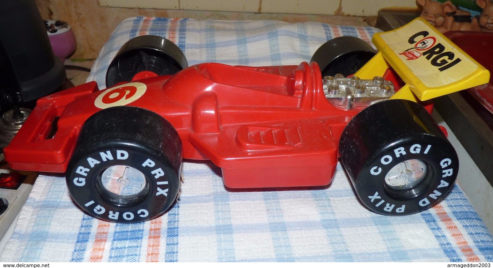 VOITURE CORGI - 1986 Formule 1 VALISE DE TRANSPORT Pour 9 + 1 Petites Voitures - Toebehoren