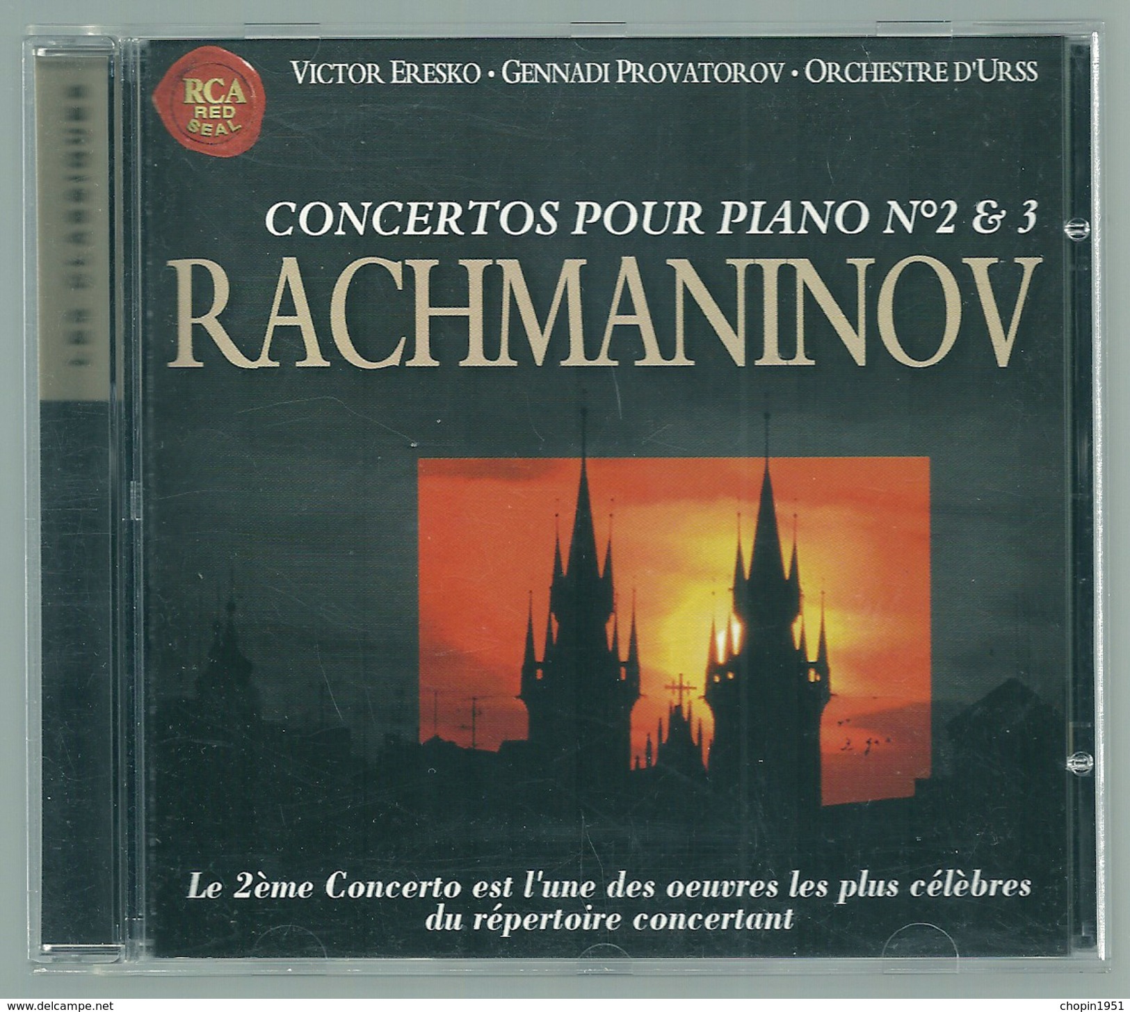 CD PIANO - RACHMANINOV - CONCERTOS POUR PIANO N° 2 & 3 - VICTOR ERESKO, Piano - Klassik