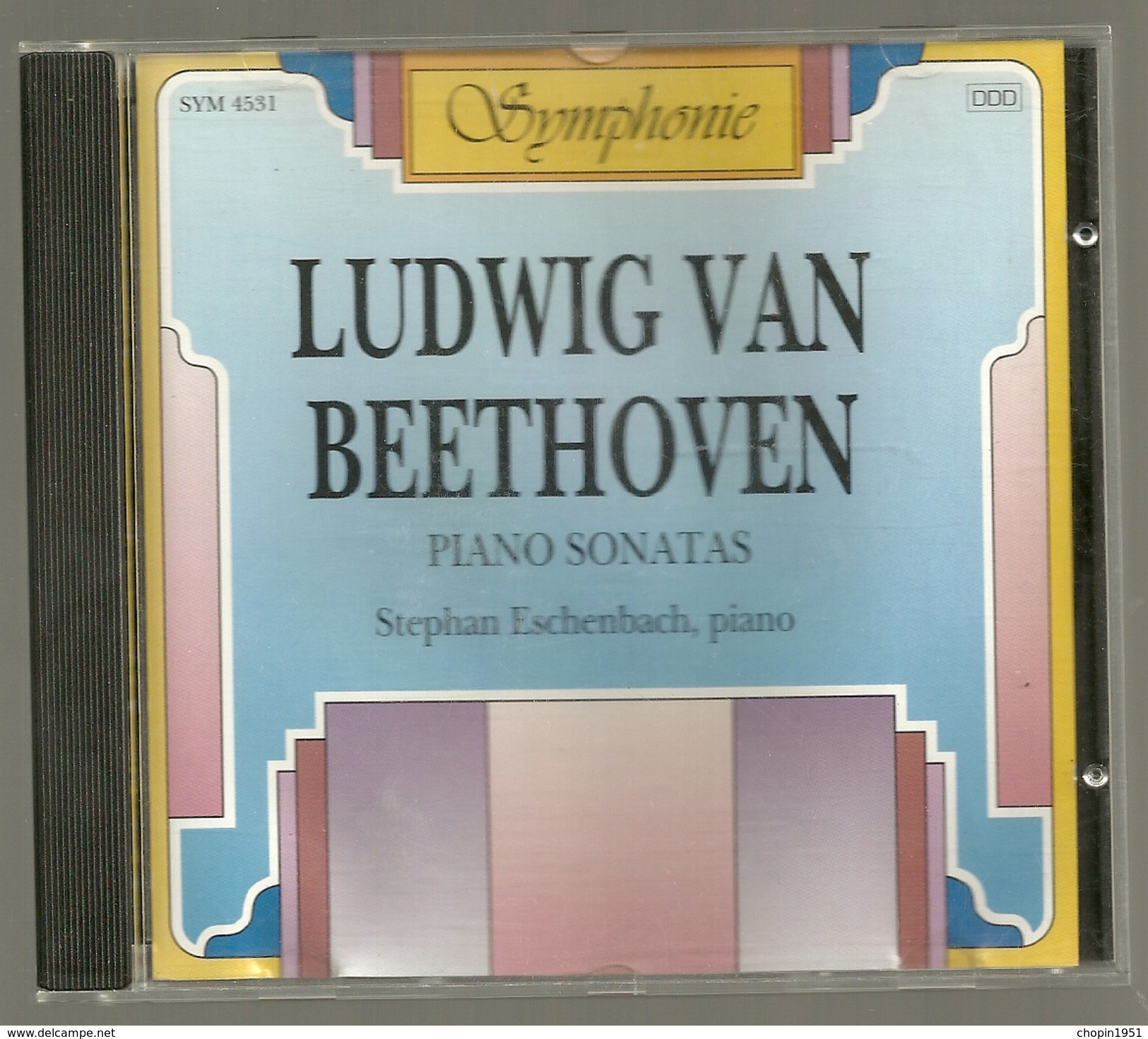 CD PIANO - BEETHOVEN : SONATES POUR PIANO N° 21, 14 & 8 - STEPHAN ESCHENBACH, Piano - Klassik