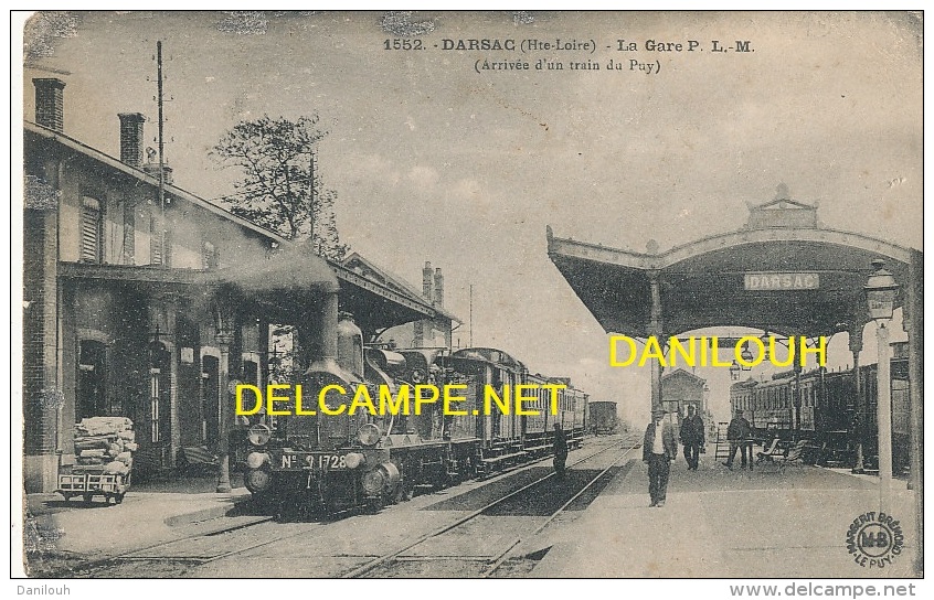 43 // DARSAC   La Gare PLM,  1552  - ** - Autres & Non Classés