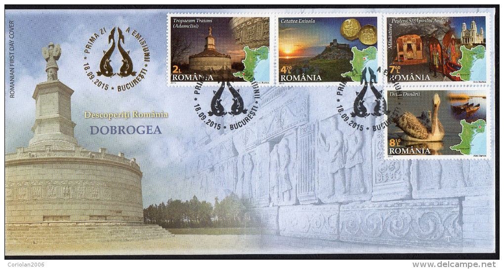 Romania 2015 / Dobrogea /  FDC From Album - FDC