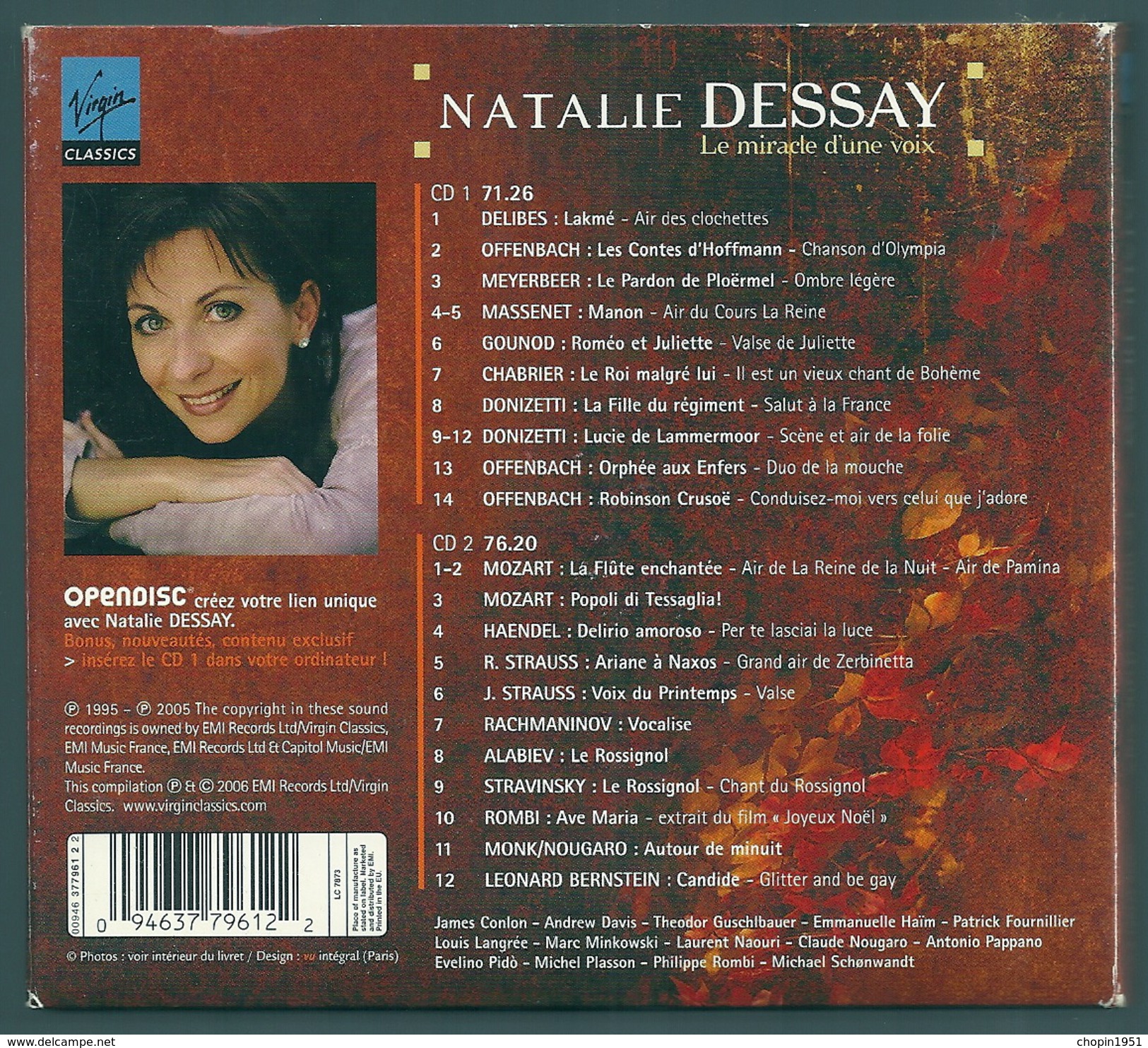 CD CLASSIQUE (2 CD) - NATALIE DESSAY : LE MIRACLE D'UNE VOIX - Klassik