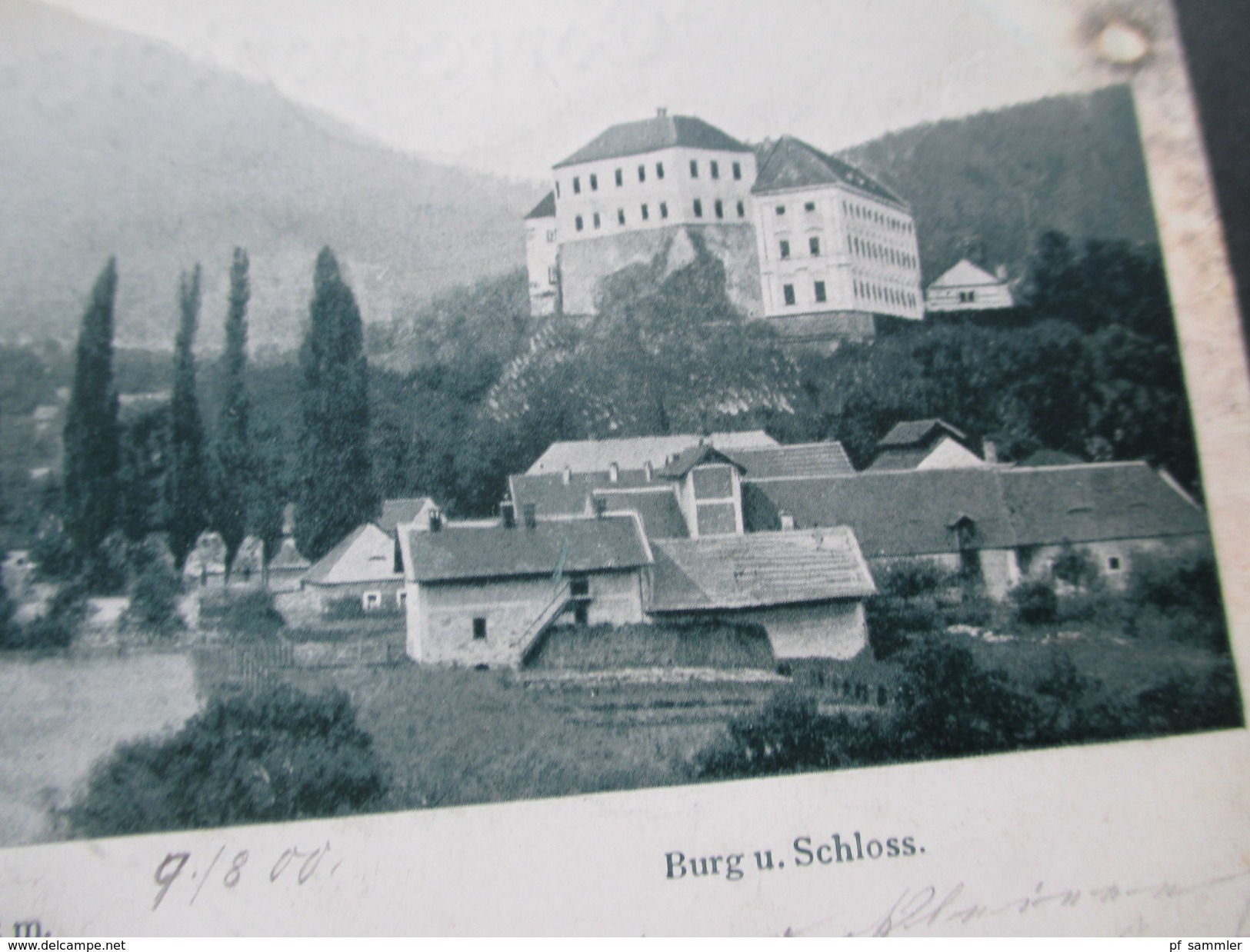 Österreich / Tschechien 1900 Gruß Aus Milleschau. Burg Und Schloss. Milleschauer Berg 872m. Verlag Josef Czerny - Czech Republic