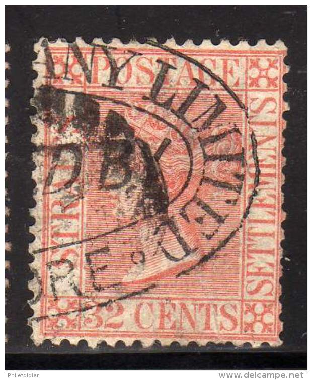 COLONIE BRITANNIQUE / MALACCA TIMBRE N° 19 COTE 90 € Filigranne Cc - Straits Settlements