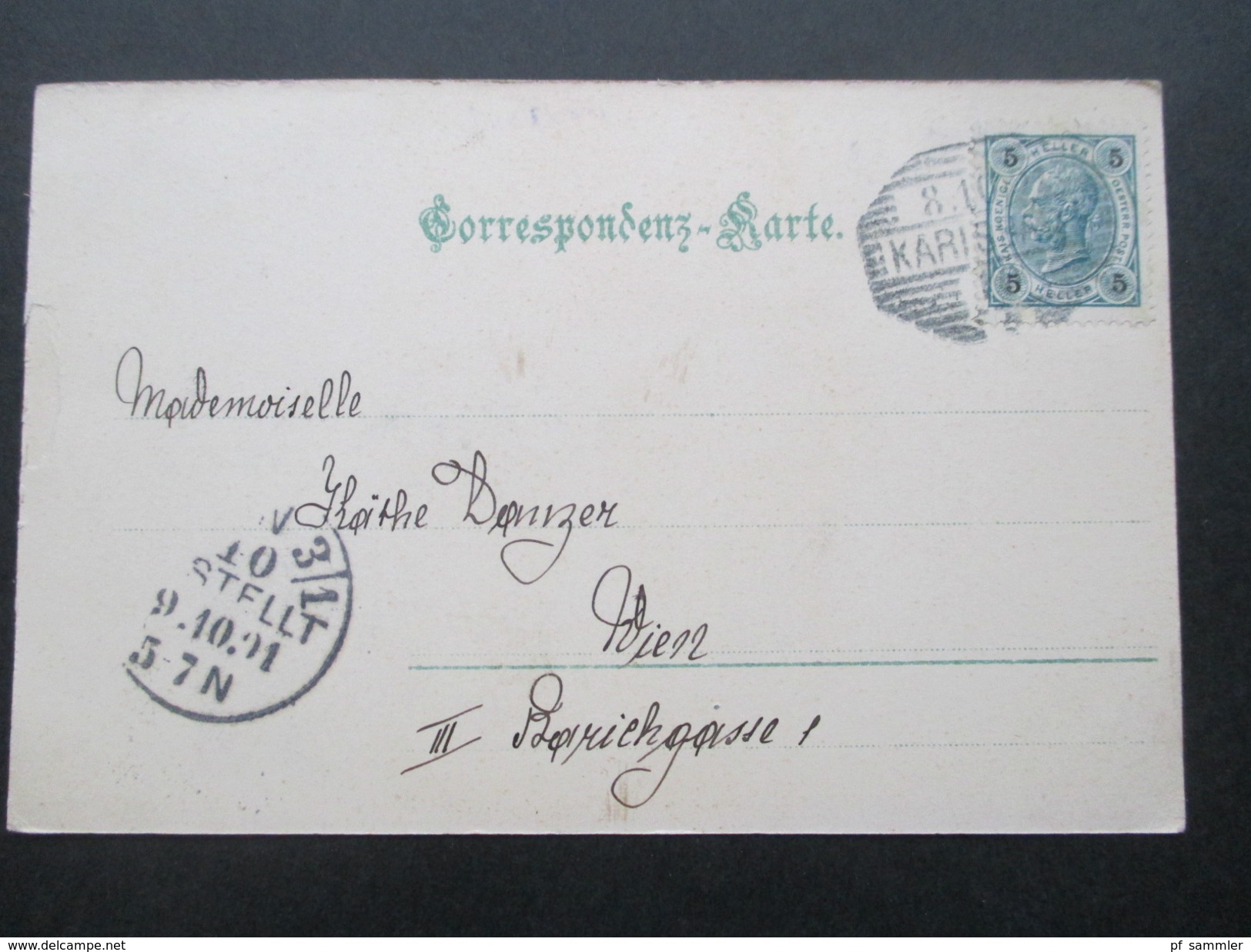 AK Österreich / Tschechien 1901 Sprudel. Karlsbad. Hermann Poy, Dresden Nr. 222 - Czech Republic