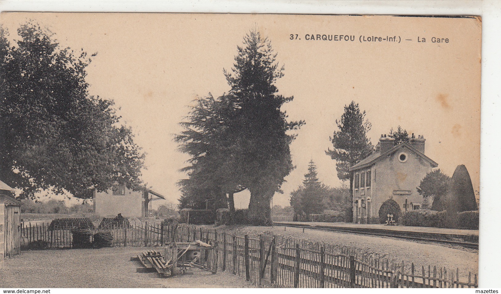 44 CARQUEFOU  LA GARE  Bon Etat - Carquefou