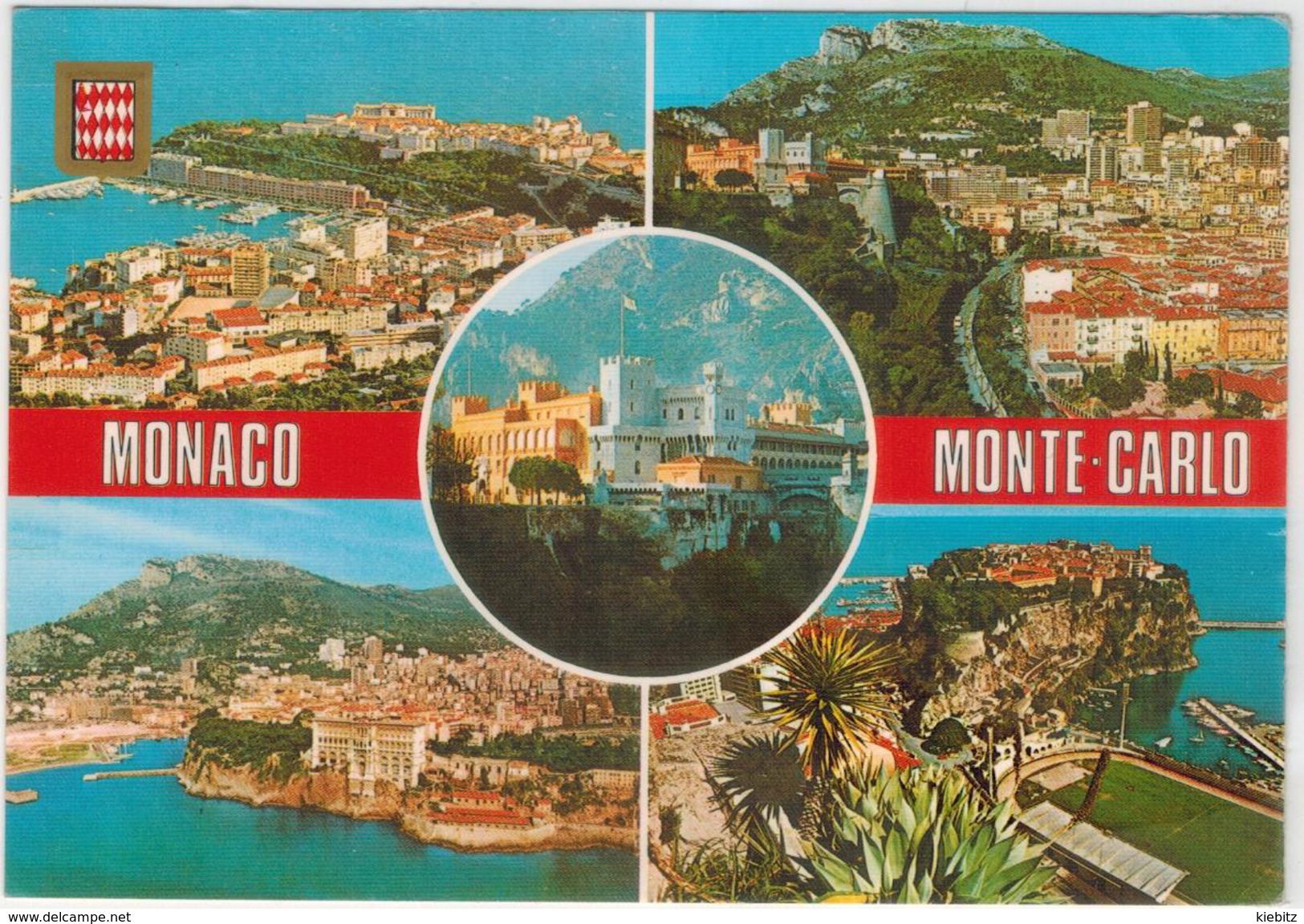 Monaco - Monte Carlo  - 5 Ansichten  Gelaufen 1983 - Monte-Carlo