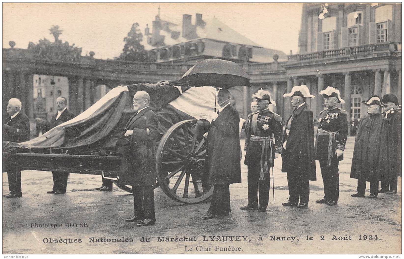 54 - MEURTHE ET MOSELLE / Nancy - Obsèques Du Maréchal Lyautey En 1934 - Nancy