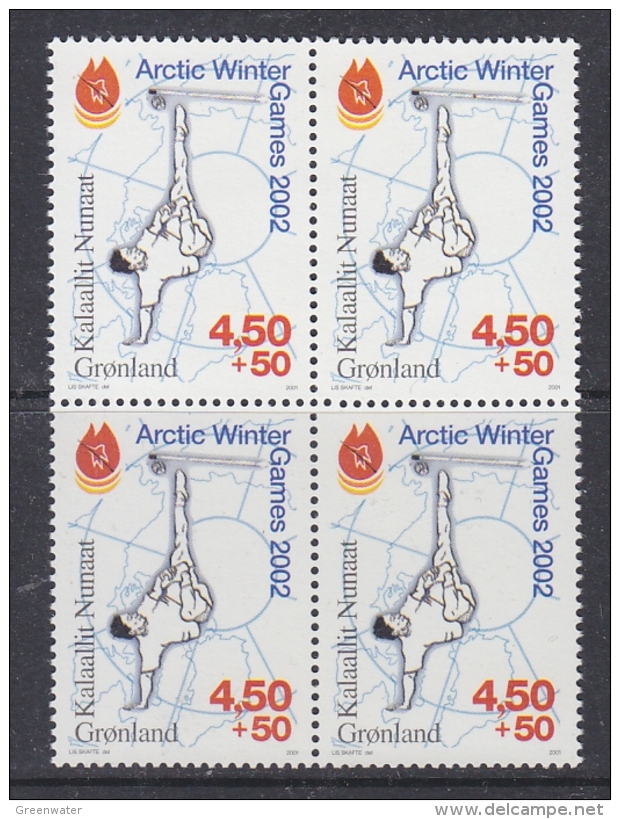 Greenland 2002 Arctic Winter Games 1v  Bl Of 4 ** Mnh (33715A) - Neufs