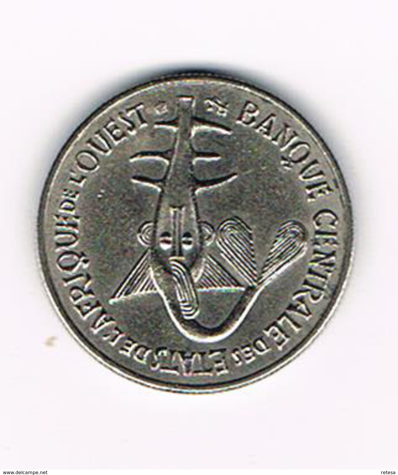 °°°  WEST AFRICAN STATES  50 FRANCS  1972 - Centrafricaine (République)