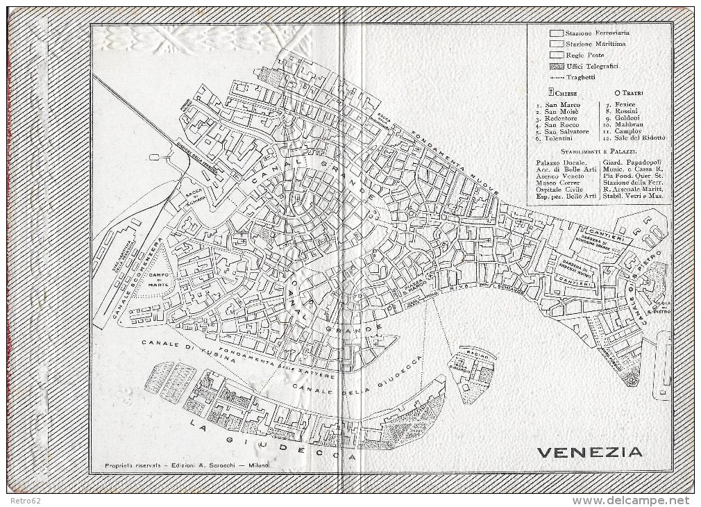 RICORDO DI VENEZIA &#8594; 32 Vedute, Ca.1935 - Tourismus, Reisen