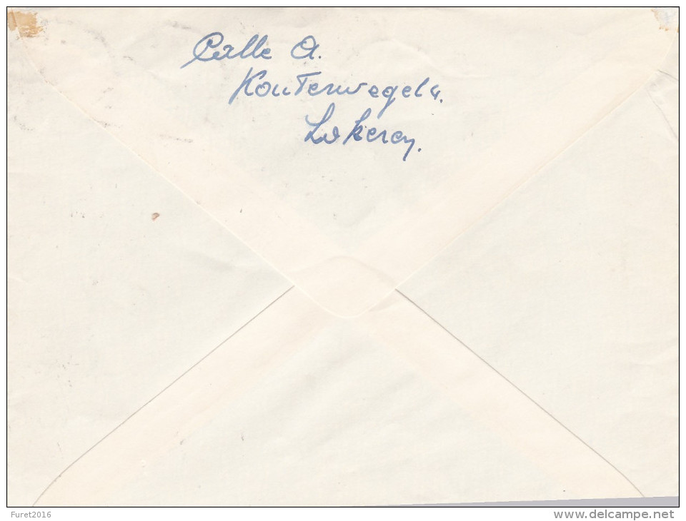 EXportation N° 768 Paire + N° 726 / Lettre RECOMMANDE De LOKEREN Vers BXL - 1948 Exportation