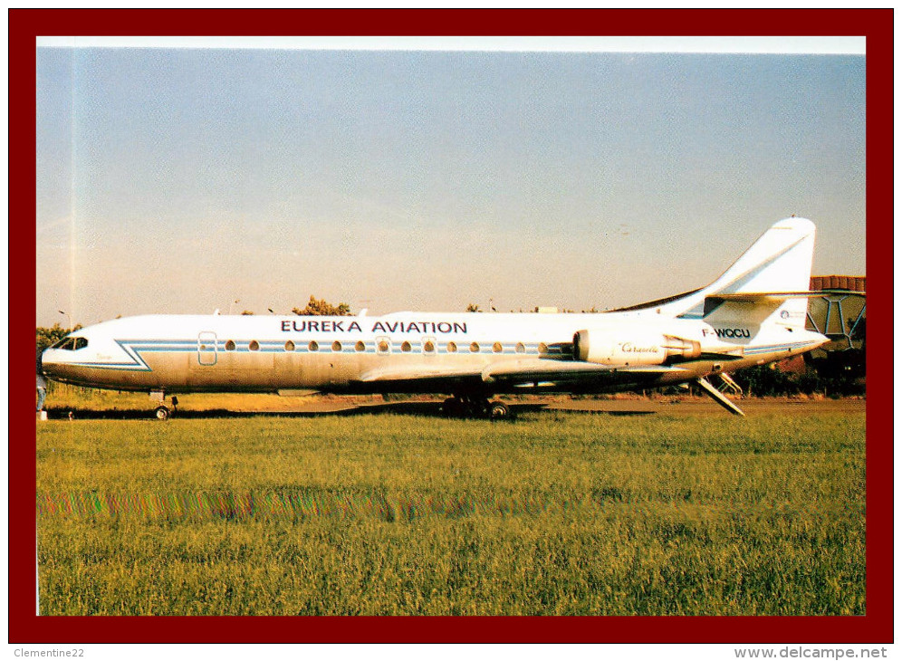 Thème Avions * Scan Recto Et Verso *tirage 600 Ex * Euréka Aviation Caravelle 11 R - Sonstige & Ohne Zuordnung