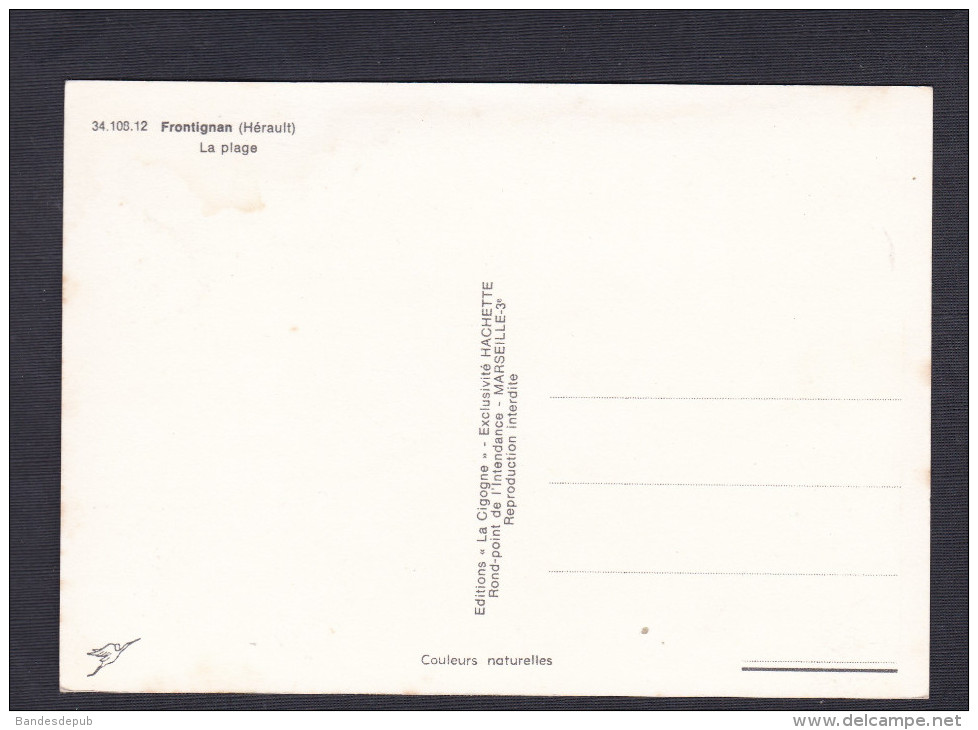 CPSM Frontignan (34) - La Plage ( Animée Ed. La Cigogne) - Frontignan