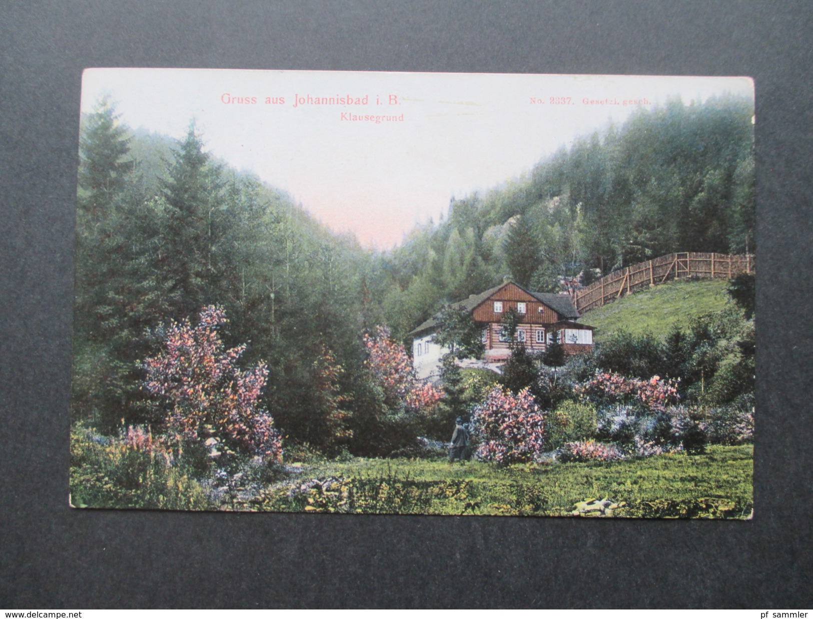 AK Österreich / Tschechien 1907 Johannisbad I. B. Klausegrund. No 2337 Gesetzl. Geschützt - Czech Republic