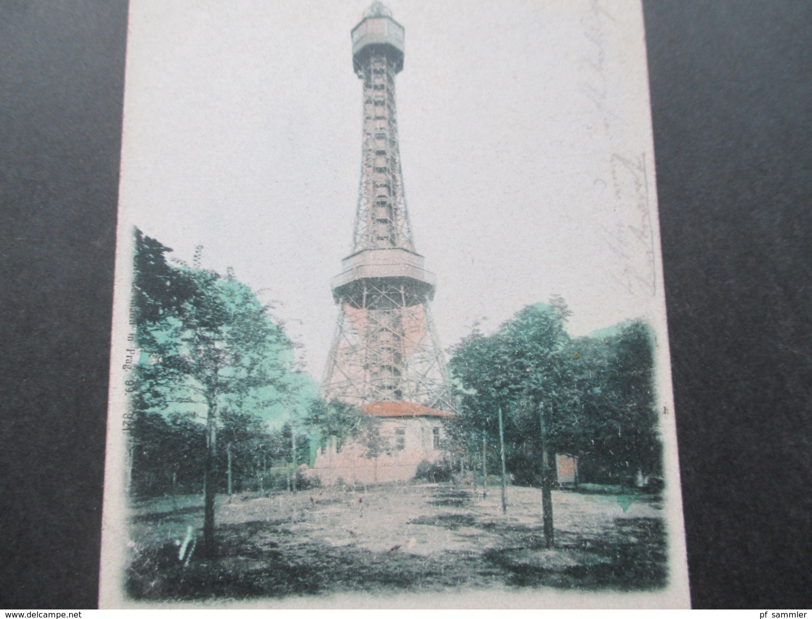 AK Österreich / Tschechien 1900 Gruss Aus Prag! Die Petriwarte - 55. - Gruss Aus.../ Gruesse Aus...