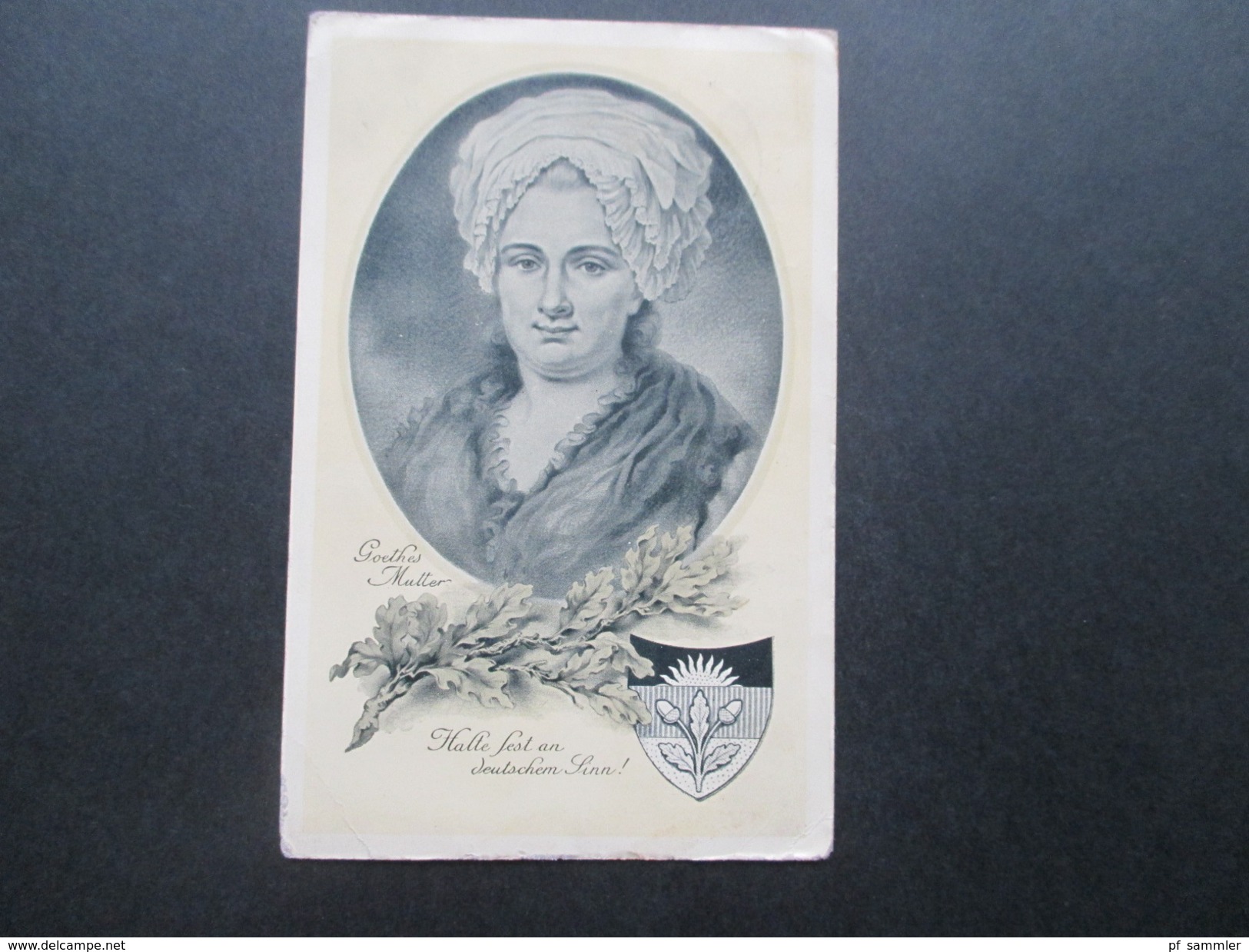 AK Deutscher Schulverein Nr. 109: Goethes Mutter. Halte Fest An Deutschem Sinn. Stempel: Judenburg - Famous Ladies