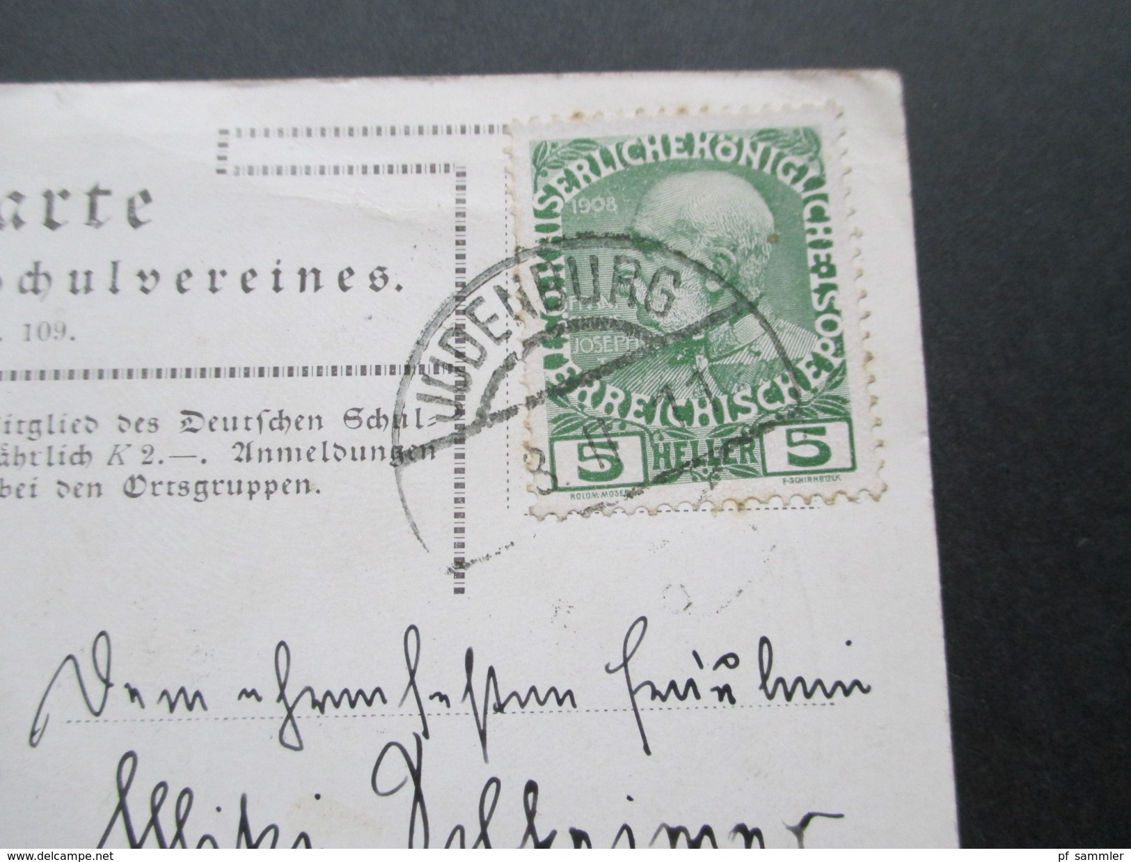 AK Deutscher Schulverein Nr. 109: Goethes Mutter. Halte Fest An Deutschem Sinn. Stempel: Judenburg - Famous Ladies