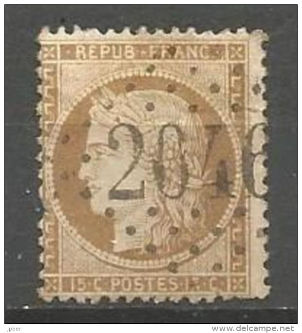 France - F1/116 - Type Cérès - N°59 Obl. GC2046 - 1871-1875 Ceres