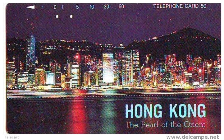 Télécarte JAPON * HONGKONG RELIEE (61) Telefonkarte * Phonecard Japan * HONGKONG RELATED - Paysages