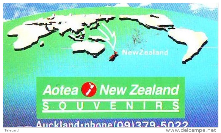 Télécarte JAPON * NOUVELLE ZÉLANDE  RELIEE (106) Telefonkarte * Phonecard Japan * NEW ZEALAND COUNTRY RELATED - Paisajes