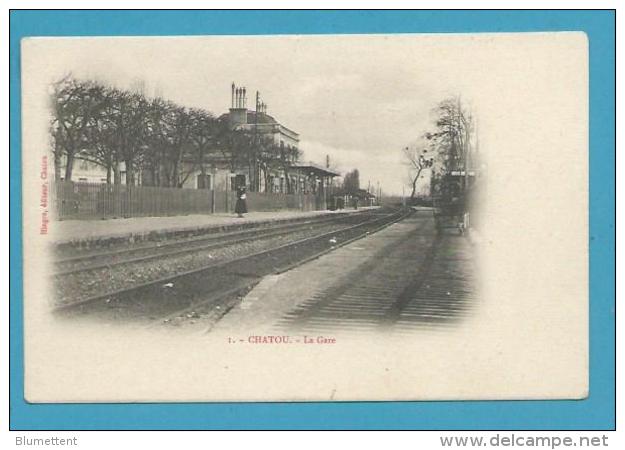 CPA 1 - Chemin De Fer Gare De CHATOU 78 - Chatou
