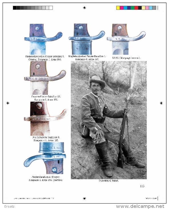 Livre : LES BAÏONNETTES ALLEMANDES (1898-1945) - Armas Blancas