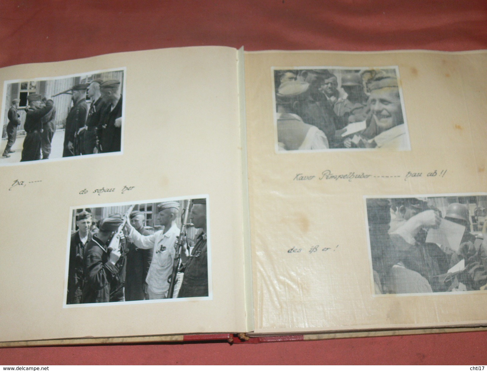 ALBUM PHOTOS MORBISCH  1939 / NEUSIEDLERSEE  VIENNE  / MILITARIA III REICH / SOLDAT LUFTWAFFE / CANON FLACK 75 / DCA /