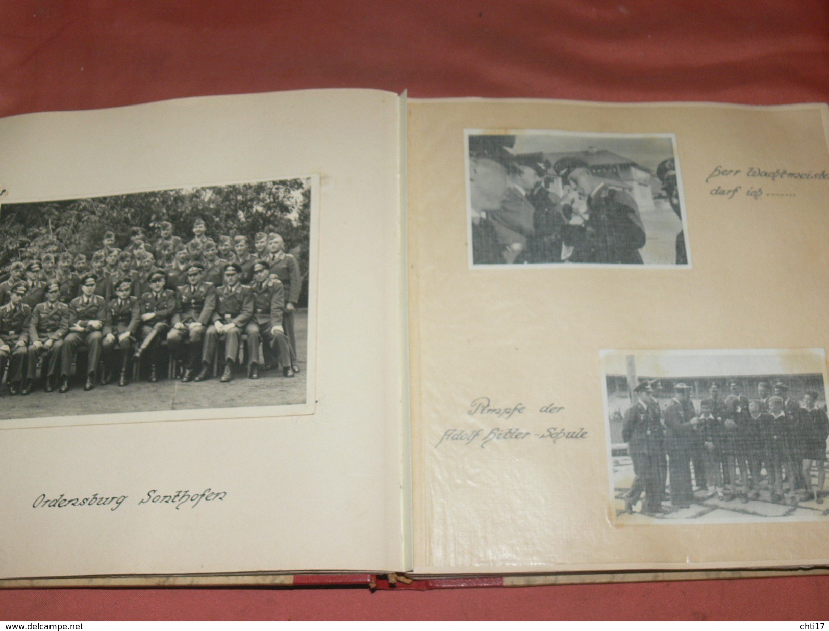 ALBUM PHOTOS MORBISCH  1939 / NEUSIEDLERSEE  VIENNE  / MILITARIA III REICH / SOLDAT LUFTWAFFE / CANON FLACK 75 / DCA /