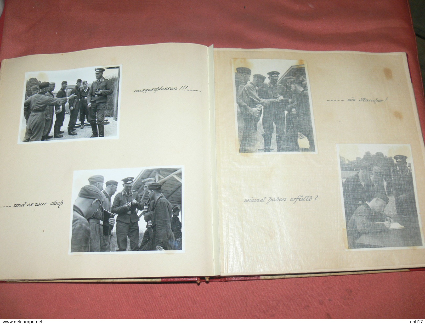 ALBUM PHOTOS MORBISCH  1939 / NEUSIEDLERSEE  VIENNE  / MILITARIA III REICH / SOLDAT LUFTWAFFE / CANON FLACK 75 / DCA /