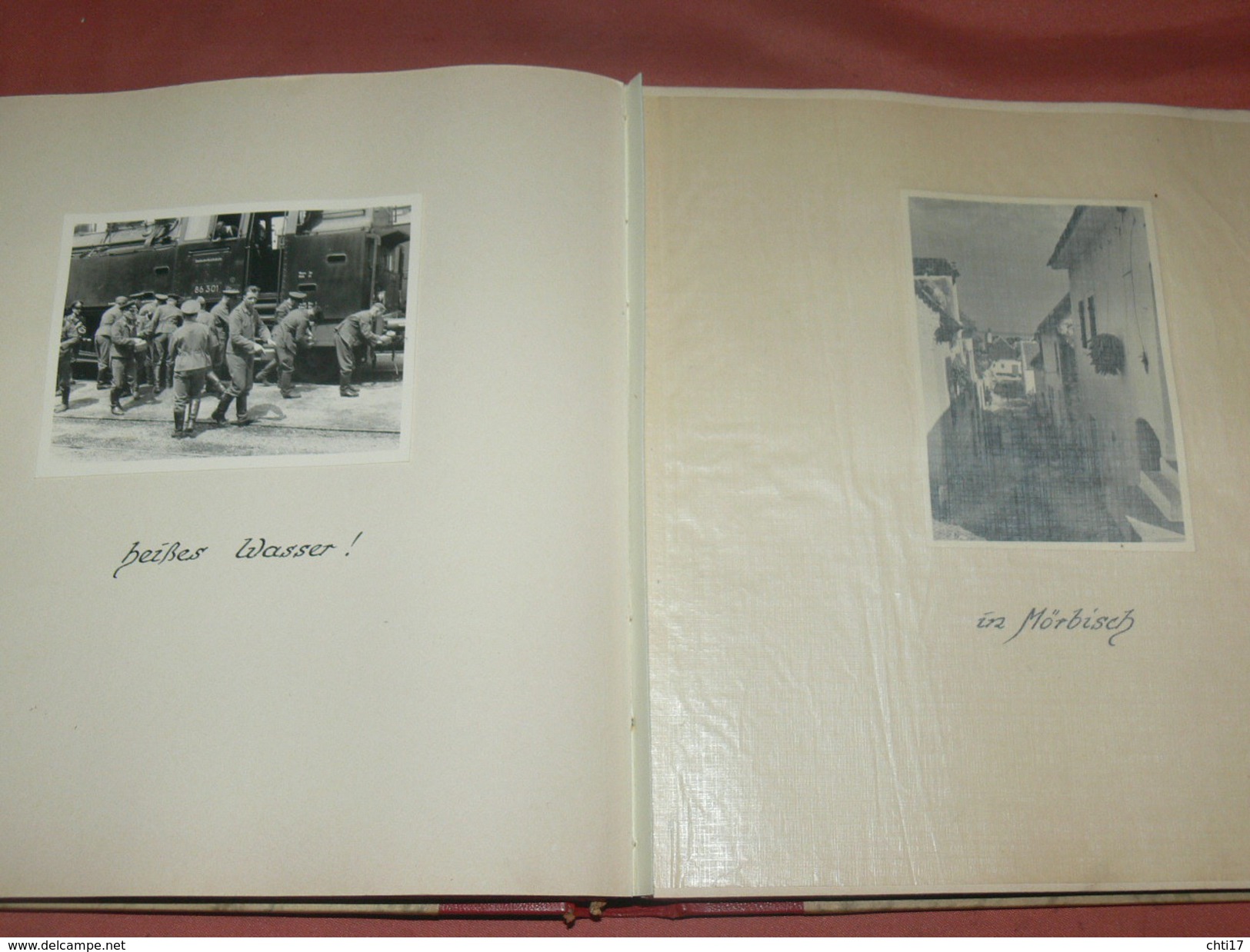 ALBUM PHOTOS MORBISCH  1939 / NEUSIEDLERSEE  VIENNE  / MILITARIA III REICH / SOLDAT LUFTWAFFE / CANON FLACK 75 / DCA /