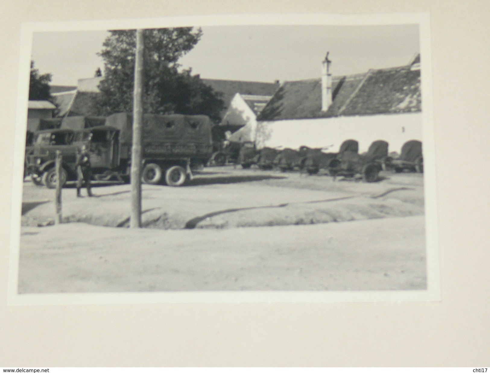 ALBUM PHOTOS MORBISCH  1939 / NEUSIEDLERSEE  VIENNE  / MILITARIA III REICH / SOLDAT LUFTWAFFE / CANON FLACK 75 / DCA /