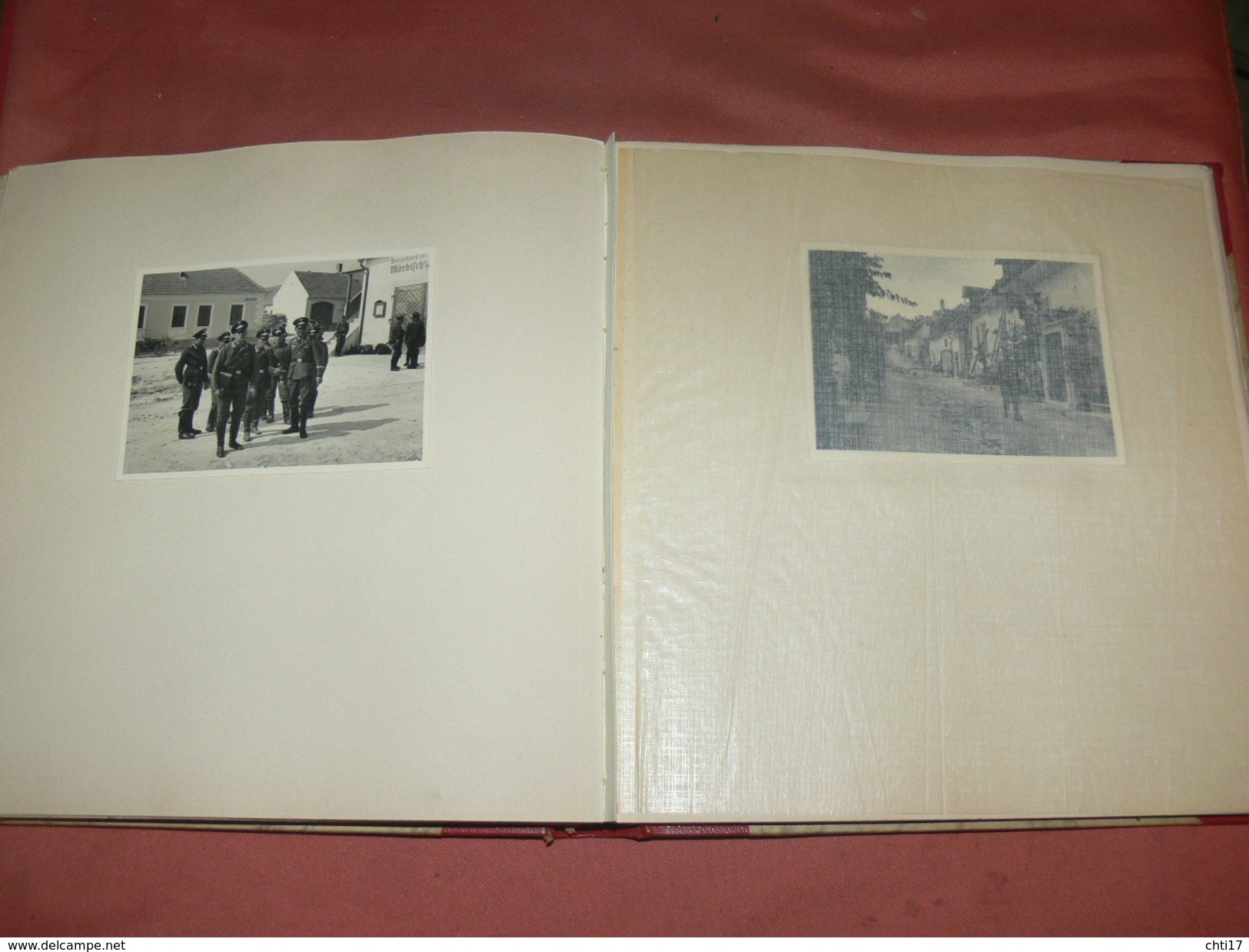 ALBUM PHOTOS MORBISCH  1939 / NEUSIEDLERSEE  VIENNE  / MILITARIA III REICH / SOLDAT LUFTWAFFE / CANON FLACK 75 / DCA /