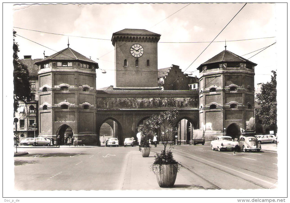 Germany - München - Isartor - Cars - Autos - Opel - VW Käfer - Voitures De Tourisme