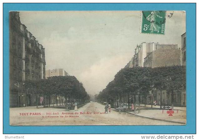 CPA TOUT PARIS 961-440 - Avenue Du Bel Air (XIIème) - Edition FLEURY - District 12
