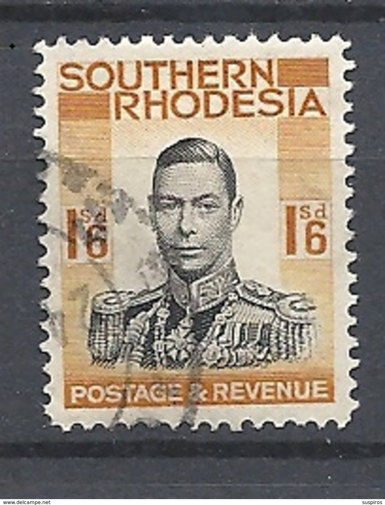 RHODESIA DEL SUD   1937 King Gerorge VI USED - Rhodésie Du Sud (...-1964)
