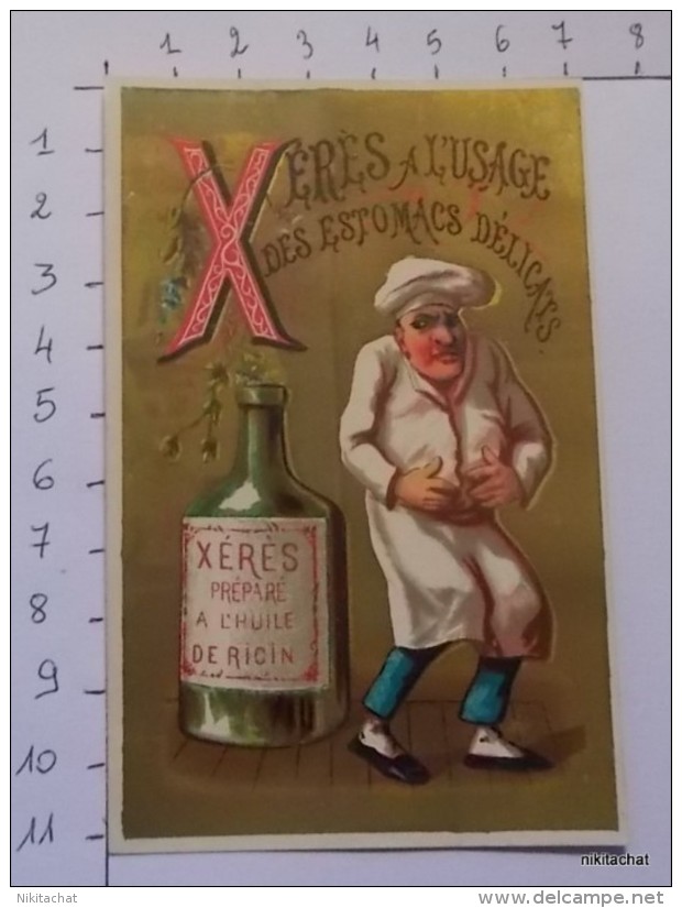 CHROMO "Alphabet-X Comme Xeres à L'usage Des Estomacs Délicats" - Other & Unclassified