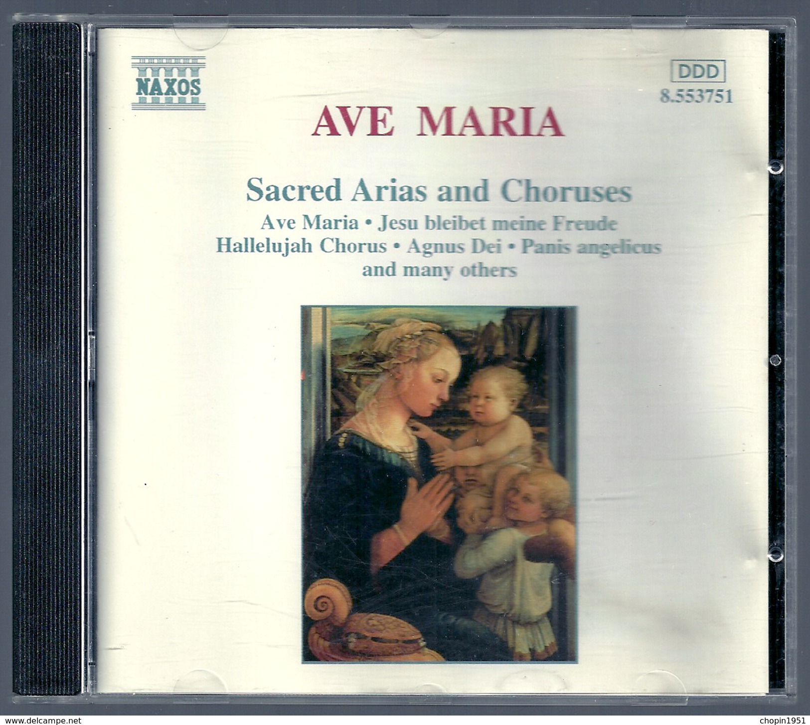 CD - BACH / HANDEL / MOZART / GIODANI / SCHUBERT / DONIZETTI / FRANCK / FAURE / GOUNOD / BEETHOVEN - Religion & Gospel