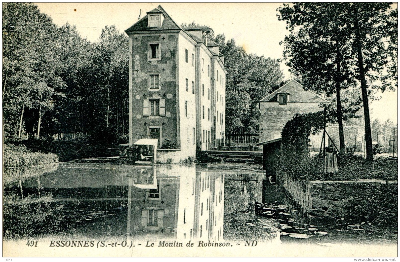 N°52344 -cpa Essonnes -le Moulin De Robinson- - Water Mills