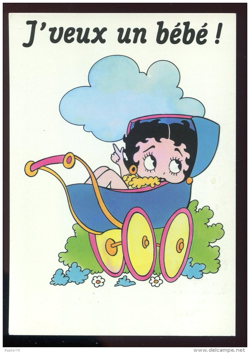 CPM Neuve BETTY BOOP J'veux Un Bébé - Comicfiguren