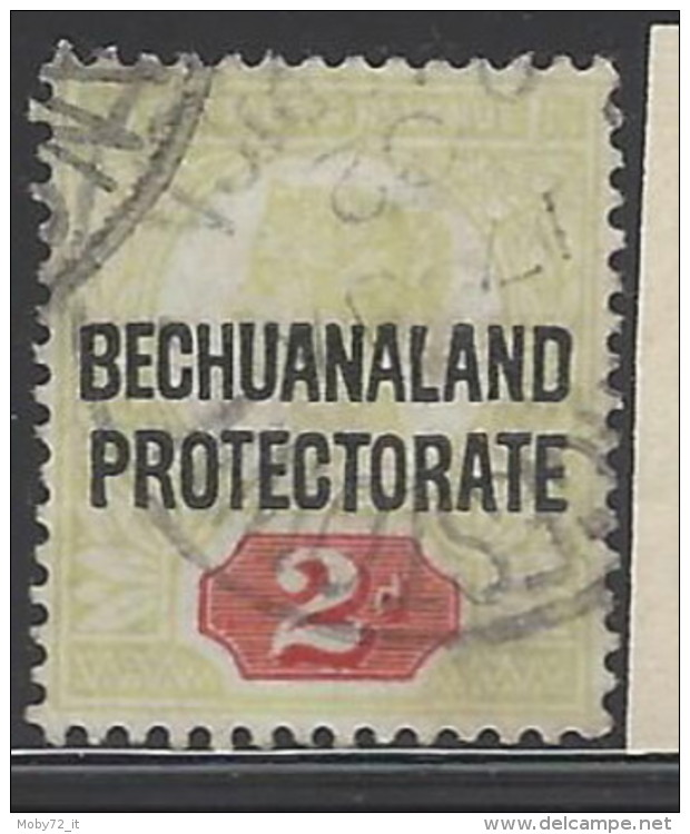 Bechuanaland - 1897 - Usato/used - Mi N. 48 - 1885-1964 Bechuanaland Protectorate