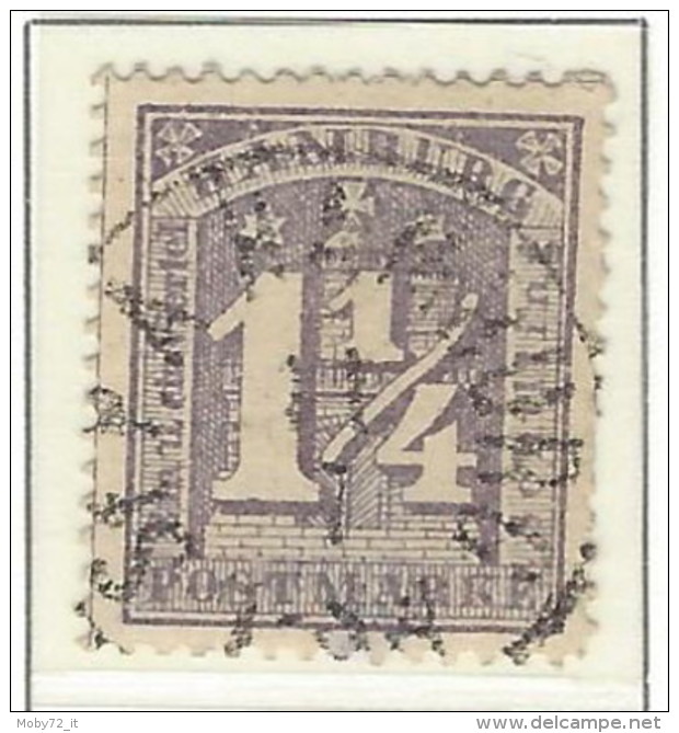 Hamburg - 1864 - Usato/used - Cifre - Mi N. 8 - Hambourg