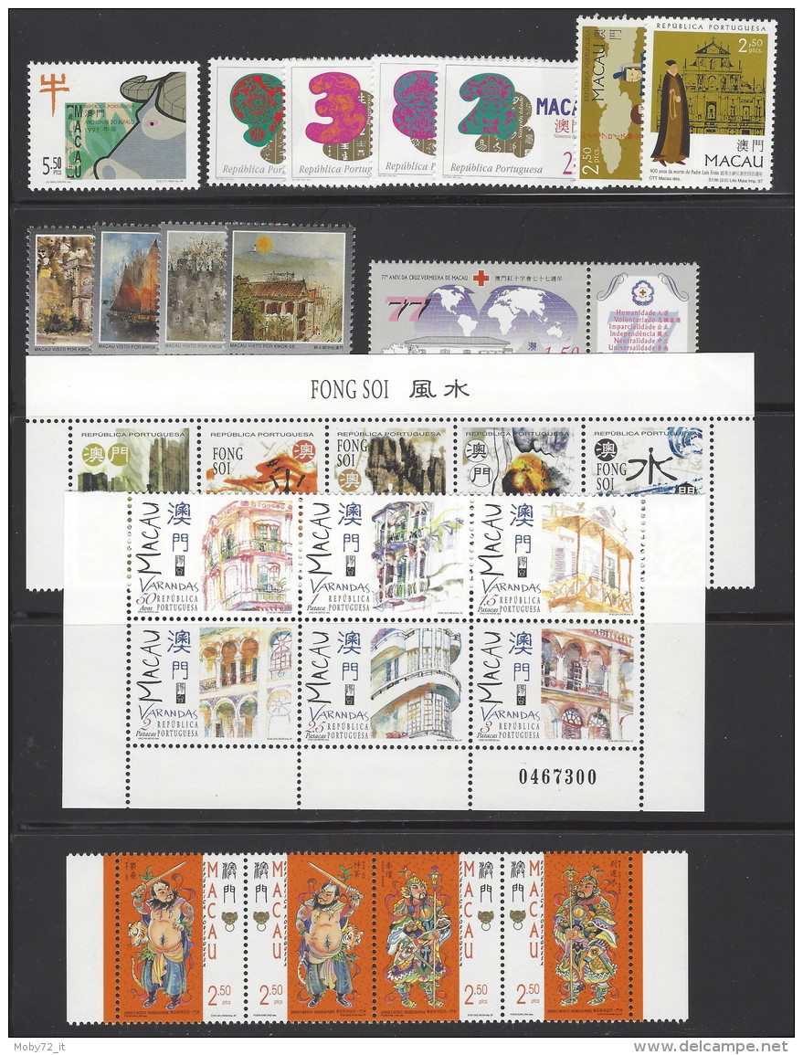 Macao - Annata Completa/Year Set 1997 - Nuovo/new MNH - Volledig Jaar