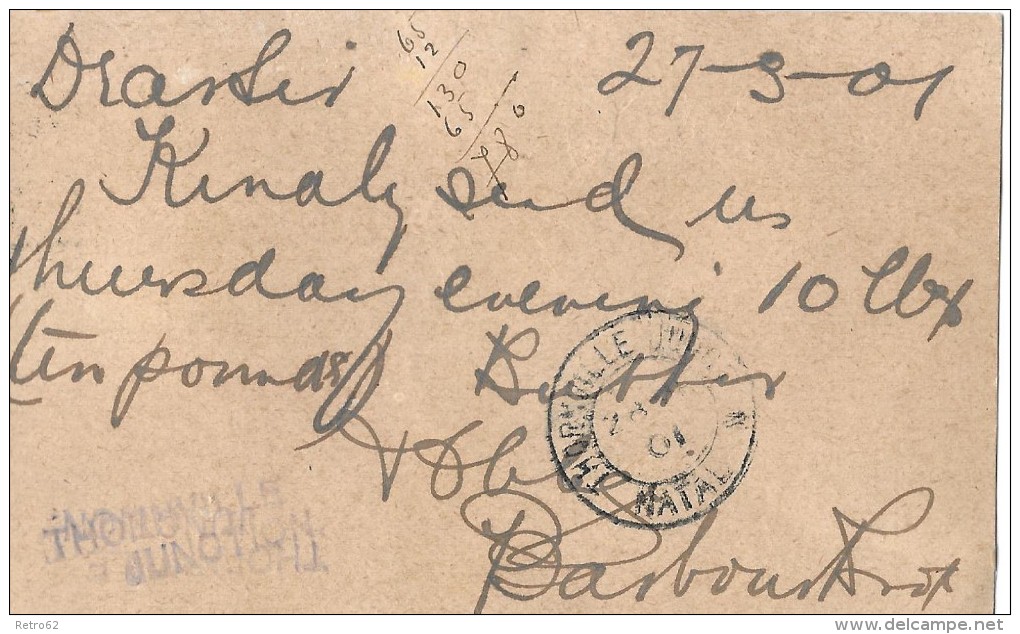 RICHMOND - Post Card Half Penny  Anno 27.03.1901 - Briefe U. Dokumente