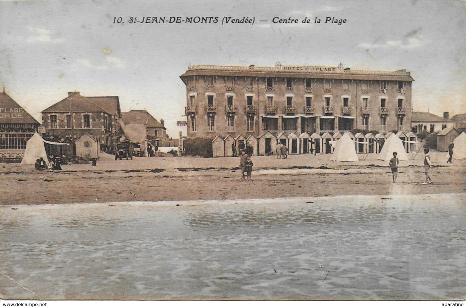 85)  SAINT  JEAN DE MONTS  - Centre De La Plage - Saint Jean De Monts