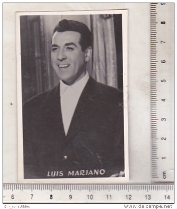 Romania Old Photo - Music Stars - Luis Mariano - Célébrités